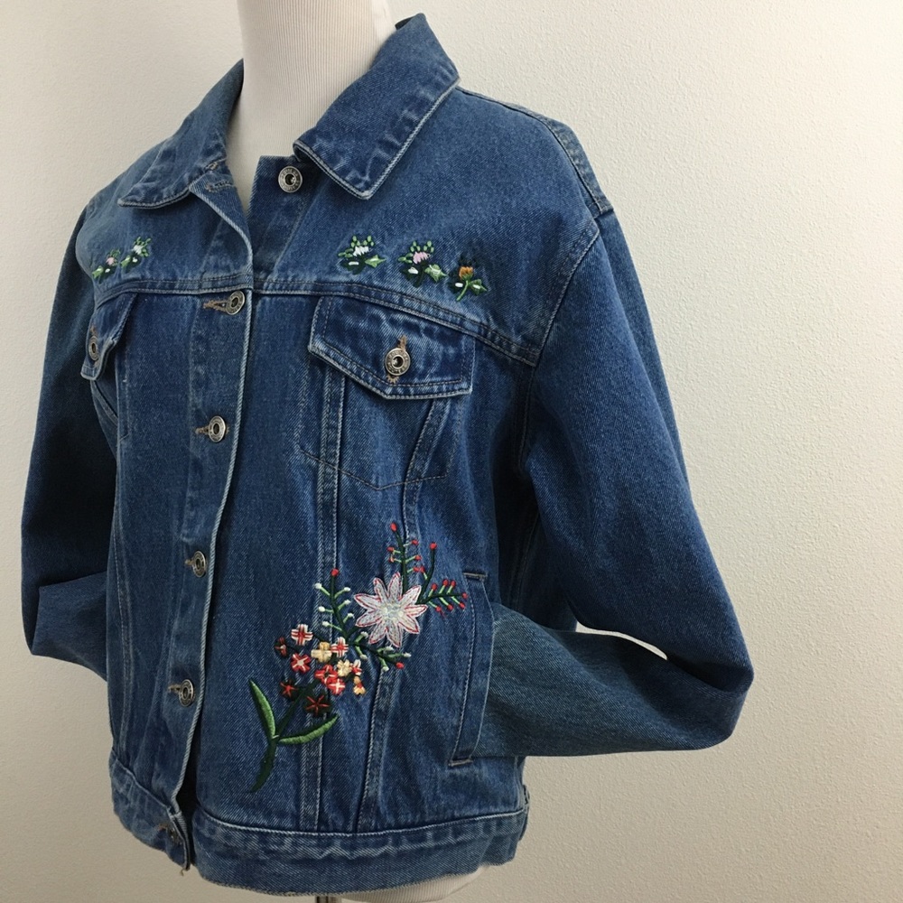 Embroidered Denim Jacket